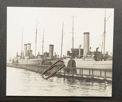 Photo View Jetty Steamer Ship Boat Picture Old Port Work Tanker Freighter