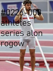 MALE PORTRAIT #0226-003- athletes series-track & field – free shipping in usa