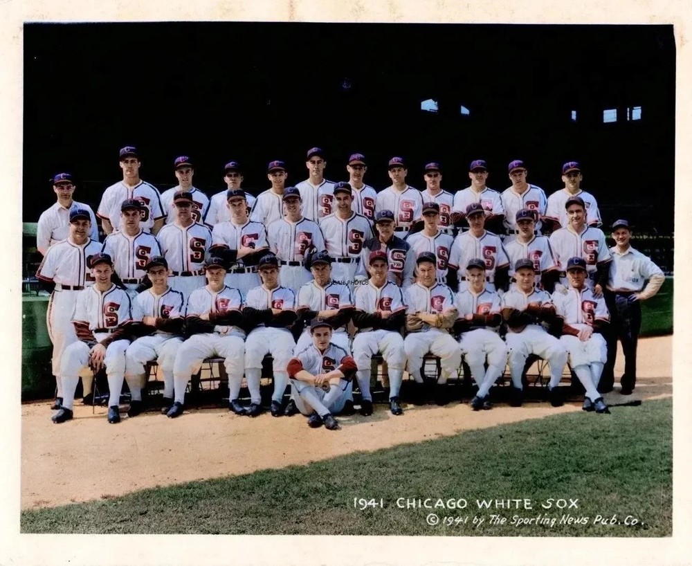 1941 Chicago White-Sox-team 8×10 Colorized Print-FREE SHIPPING