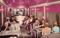 Photo Art Print of The French Quarter Lounge on the Sunset Limited ca. 1950s