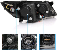 for 2011-2015 Kia Optima Halogen Model Xtreme LED Halo Rings Projector Chrome Re