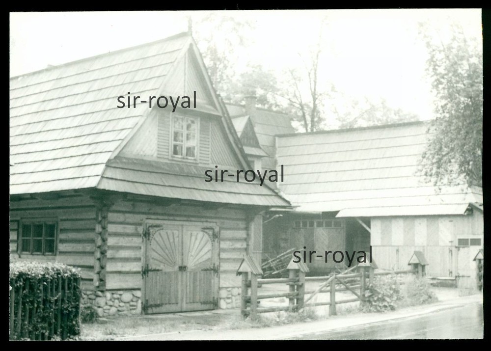 Zakopane 1981 – Historic Wooden House – Poland 1980s – Photo 10x7cm