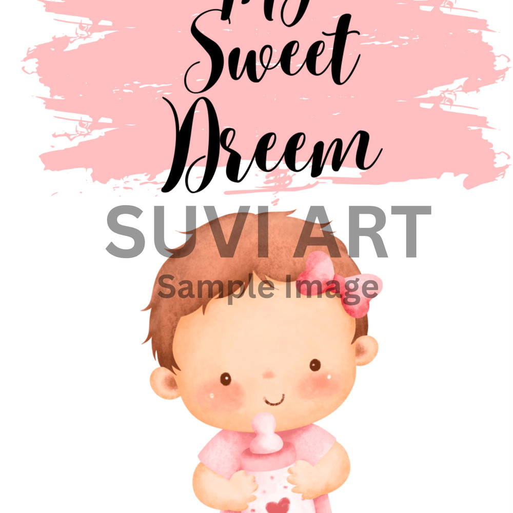 Photo Digital Product Wallpaper Image My Sweet Dream baby Picture A-247