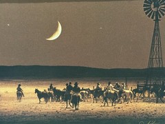 Don Schimmel Signed Fine Art Photograph Under a Rustler’s Moon Western Framed