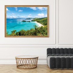 Trunk Bay, St John Beach Photography Wall Art Decor, US Virgin Islands, USVI