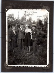 Gliwice 1930s – Family on Trip – Silesia Poland Gliwice – Photo 11x15cm
