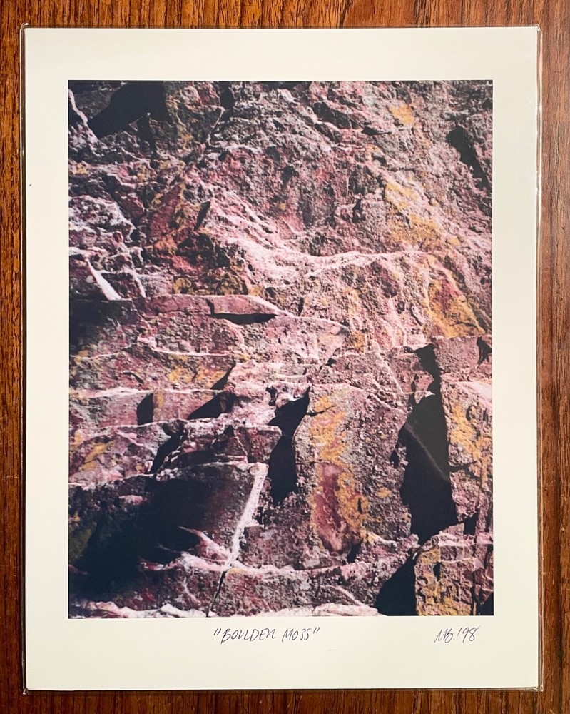 Original photographic print «Boulder Moss» by Michael Blumenstock