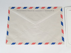 Sudan Expedition Envelope 1964/65 & Nuba Postcard -from Leni Riefenstahl Estate