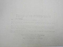 Vintage Gabriel Moulin Studios stamped photograph theater interior 8×10″