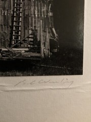Robert Werling Signed Black & White Photograph «Thunderstorm – Canada» 24×20