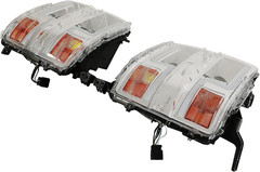 Projector Headlight Pair Compatible with 2015-2019 Chevy Chevrolet Silverado 250