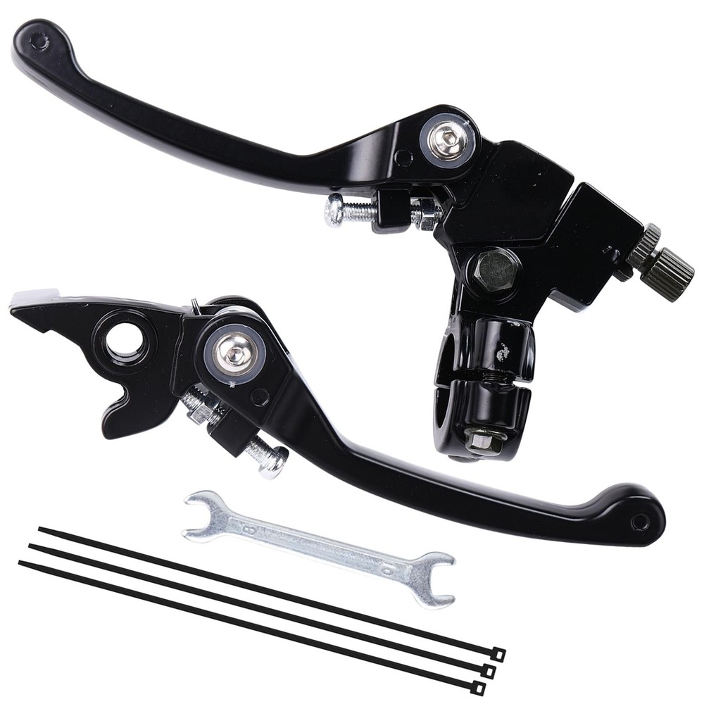 Black Folding Aluminum Clutch Brake Lever for 22mm 7/8 inch Handlebar 110cc 1…