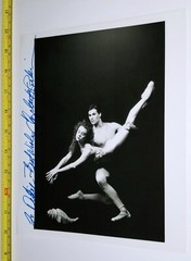 JOFFREY BALLET SIGNED 8×10 PRESS PHOTO ELIZABETH PARKINSON DANCE BALLERINA VTG