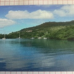 Photo On Stretched Canvas Honeymoon Island, St Thomas US Virgin Islands 5.5”x16”
