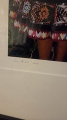 Color Photograph «Girl and Shawl» by Lisa Kristine Framed Signed 1998