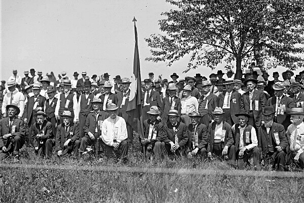 New Civil War Photo: Veterans of 12th Pennsylvania, Gettysburg Reunion – 6 Sizes