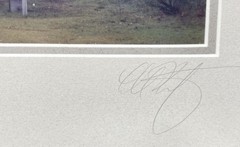 Lee Rentz «Time Travel 3» Covered Bridge Signed Photograph Art 2/450 Framed