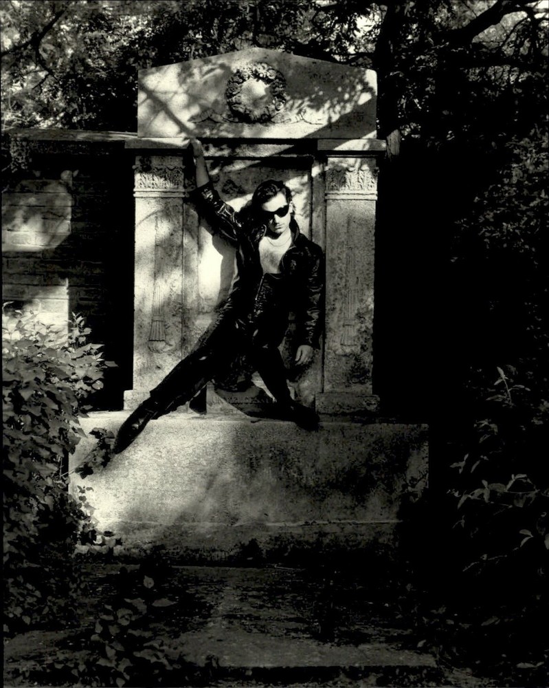 1992 Original HERB RITTS Bono Rock Star Vienna Monument Photo Art Photography