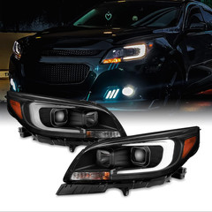 – for 2013-2015 Chevy Malibu C-Bar LED DRL Left and Right Projector Housing Head