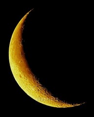 Wall Decor, 8×10 inch 16 Percent Full Moon (Waning Crescent Phase) Print M8910