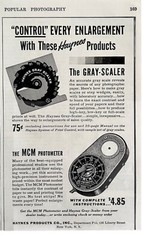 Haynes Gray Scaler photography darkroom