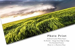 Storm Photography Print: Kansas Supercell Thunderstorm Extreme Weather Picture