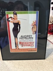 Framed Audrey Hepburn Breakfast At Tiffany’s Movie Ad 8”x10”