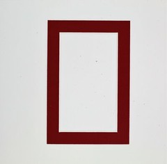 4 x 6 , White Core Single Matboard