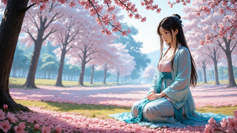 Stunning Digital Wallpaper Japanese Garden (2560×1440)