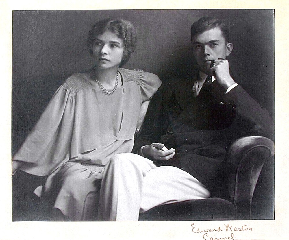 California Photograph EDWARD WESTON Well Dressed Couple 7″ x 9″
