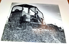 Vtg 1978 Gelatin Silver Lot of 2 Bulldozer Prints Signed 8×10 COA Fine Art Image