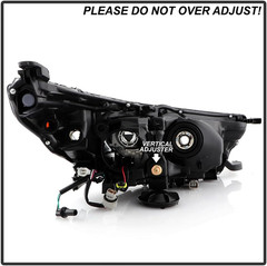 – for 2017 2018 2019 Toyota Highlander LE|XLE Factory Style Black Projector Head