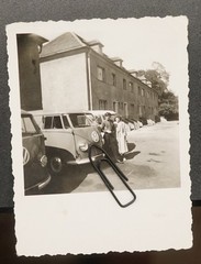 Photo Portrait VW Mechanic Kleinmachnow Bully Transporter Car Wagon View