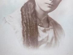 Antique Photograph of a Beautiful Young Woman, Moose Jaw, Saskatchewan, Canada
