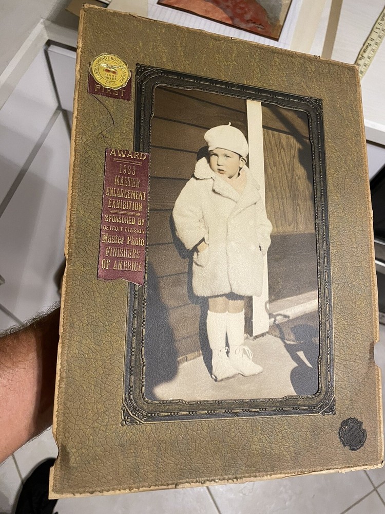 1933 First Price MASTER Photo Finishers Of America Child Boy