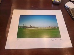 Sam Durant Altamont Raceway Original Photograph Signed Side street Projects 2003