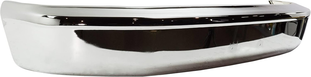 Bumper for Ford F-150 F-250 Bronco 1992-1996 Front Chrome Steel W/O Molding Hole