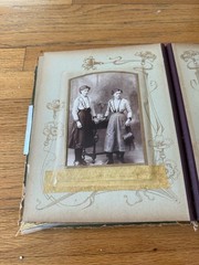 Victorian Photo Album with Old Family Photos 1890s to Early 1900s