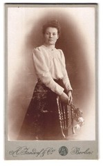 Photograph A. Jandorf & Co., Berlin-N, Brunnen-Strasse 1921, portrait bourgeois