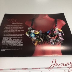 Lifebridge BRAVO 2008 Calender Art Bra Breast Cancer Awareness Avant Garde