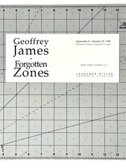 Geoffrey James (b. 1942) Art Show Announcement Card 1992 Forgotten Zones – Rome