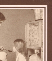 NEWLY FOUND! HENDRICKSON B&W SEPIA PHOTO PRINT Daughter Tasting Mom’s Food 11×14