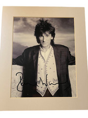 Ron Wood Signed Glossy Photo 2020 Framed Matted 12×9.8 in Rock Memorabilia