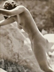 1927 Original EDWIN BOWER HESSER Female Nude Woman Art Deco Silver Gelatin Photo