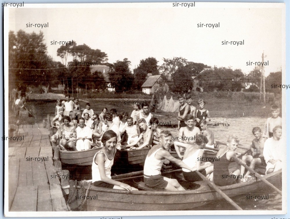 Sellin on Rügen 1928 – Summer Holidays – 1920s Baltic Sea – Photo 11x8cm