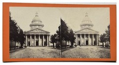 FRANCE Paris LMe Pantheon c1865 Stereo Photo Album Album Vintage Original Print