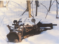 ACEO Photographic Print: Antique Farm Equipment on a Vermont Farm. What is it?