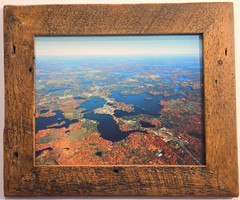 Minocqua Lake, Oneida County, Wisconsin Overhead Photograph. Frame Optional.