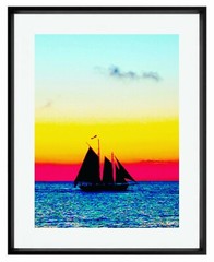 KEY WEST Sailboat 11×14″ Art Photo Photograph Print Sailing Boat Silhouette Sail