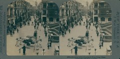 Stereo Photo Hong Kong China, European ladies shopping, Rickshaw – 10327050